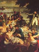 Napoleons Ruckkehr auf die Insel Lobau am 23. Mai 1809 Charles Meynier